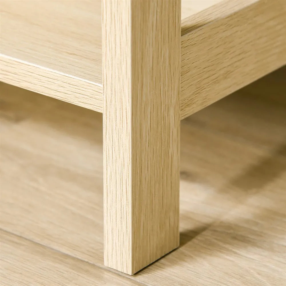 Table de chevet bois clair moderne -