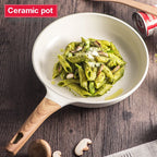 Poêle céramique à frire avec poignée magnifique et solide -