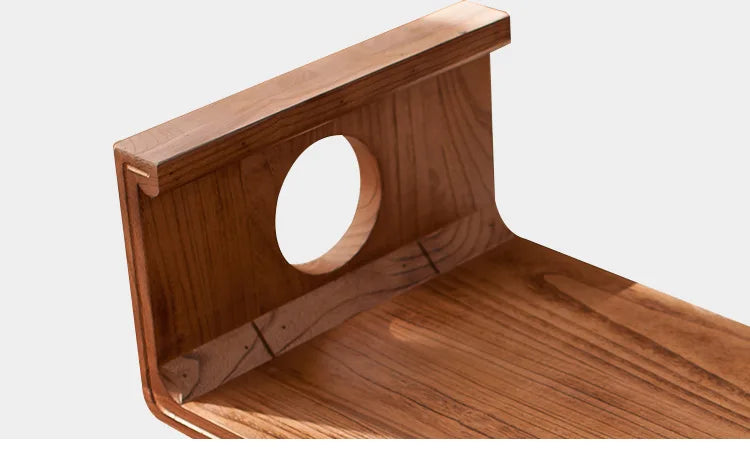 Table basse bois marron foncé antique japonais -