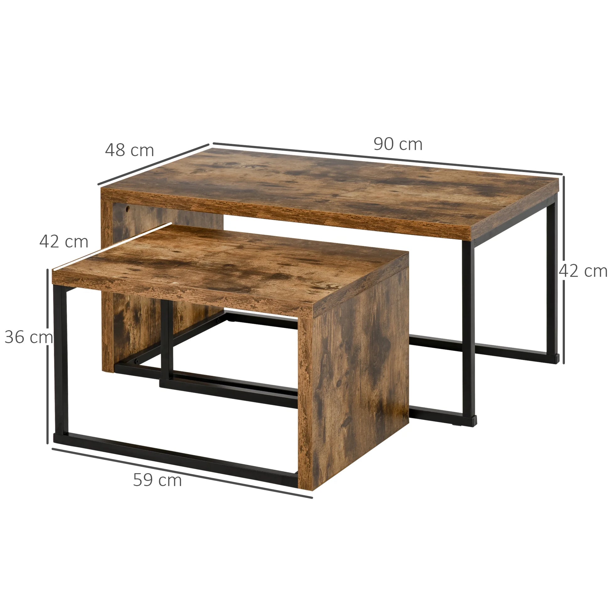 Table basse pour café et salon moderne -