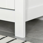 Meuble de rangement pour entrée blanc 60X30X80Cm -