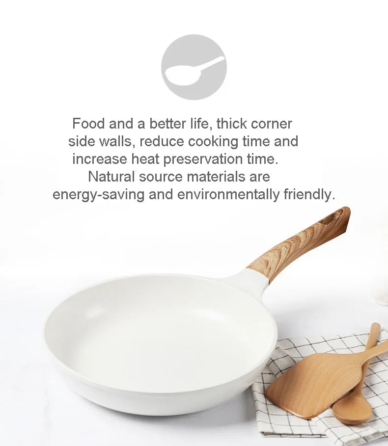 Poêle céramique à frire avec poignée magnifique et solide -