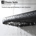 Étagère salle de bain d'angle murale pour douche -