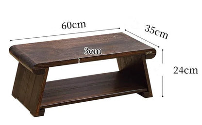 Petite table basse bois japonais - Small