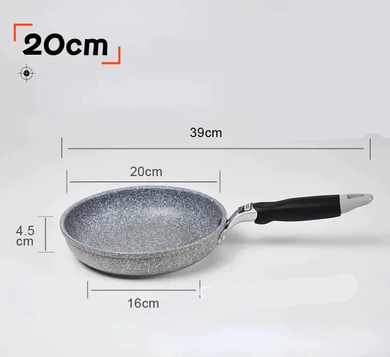 Poêle céramique durable en pierre solide -