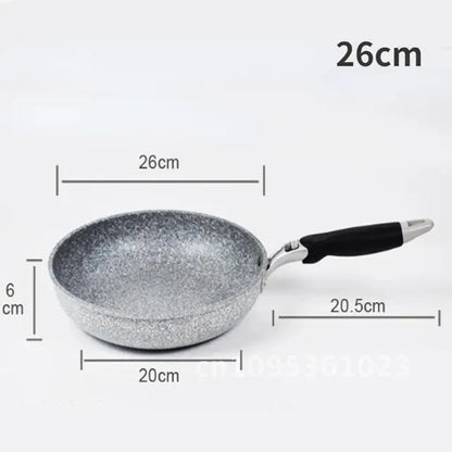 Poêle céramique durable en pierre solide - Poêle à frire 26cm
