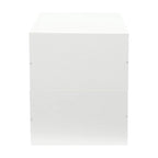 Table de chevet bois massif avec petite commode à 2 tiroirs -