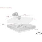 Table basse dérive du bois design carré 67 X 67 X 35 Cm -