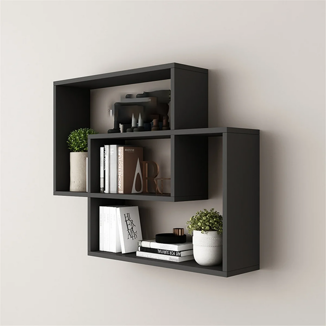 étagère murale originale pour salon ou chambre -