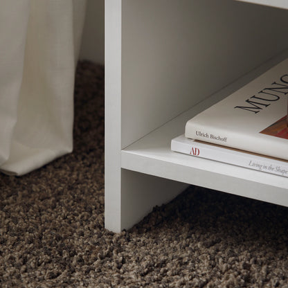 Table de chevet moderne simple 1 tiroirs blanc -. 38x45x36cm -