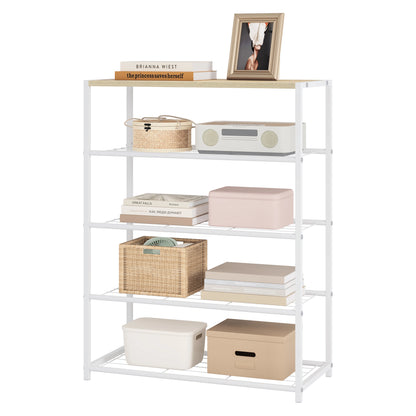 Étagère chaussures métal à étages -