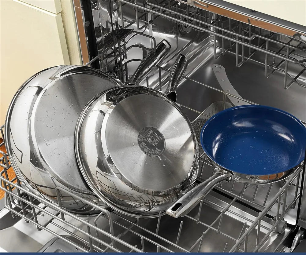 Poêle inox professionnel -