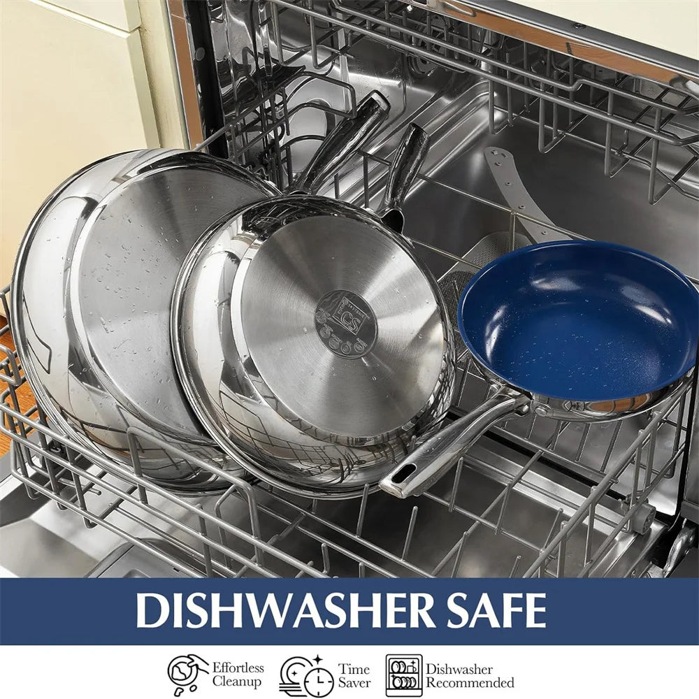 Poêle inox professionnel -