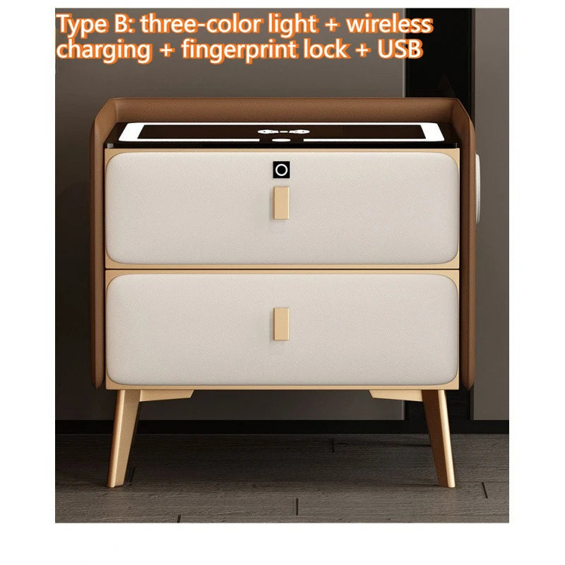 Table de nuit bois moderne de luxe - GH