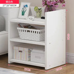 Table de nuit bibliothèque en bois - IJ - 27x20x40cm