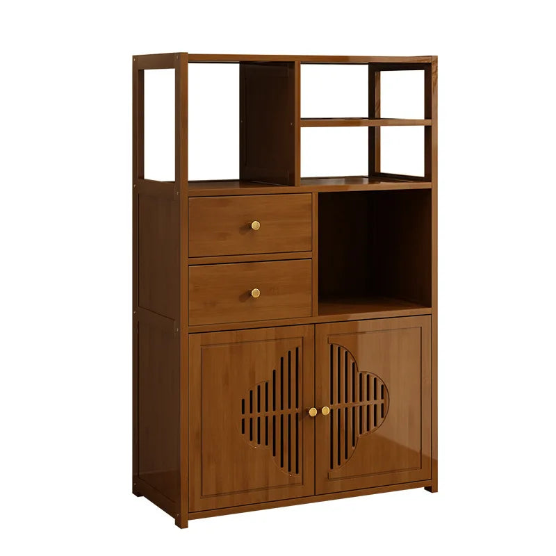 Meuble de rangement à casier marron -