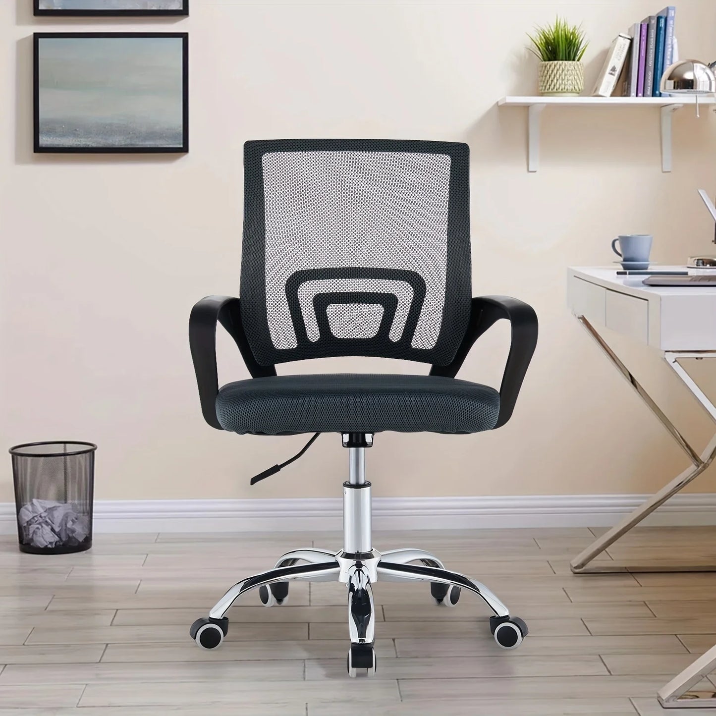 Chaise de bureau ergonomique à dossier mi-haut -