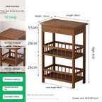 Table de nuit en bambou massif 1 pc - F2