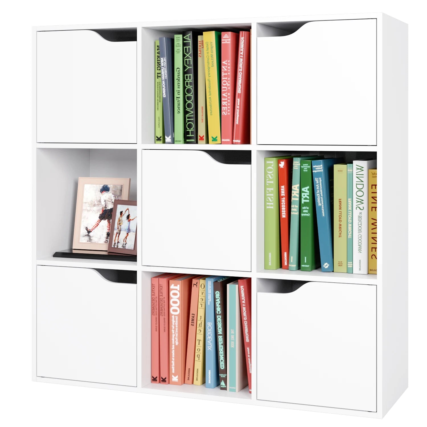 Étagère cube avec porte 90x29x90 cm - Étagère cube