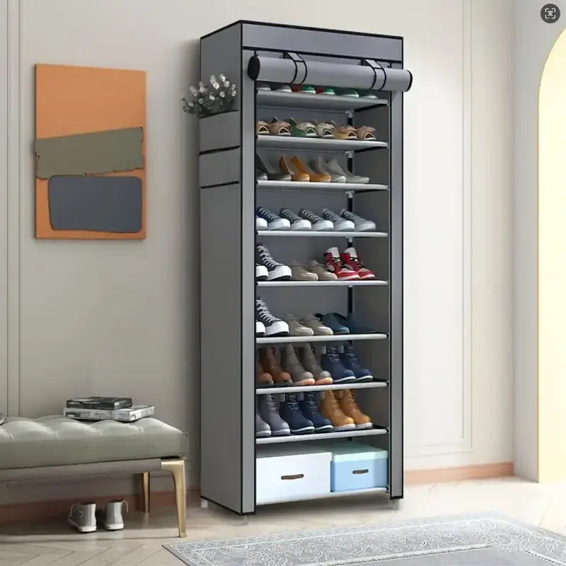 Meuble à chaussure pas cher avec étagère -