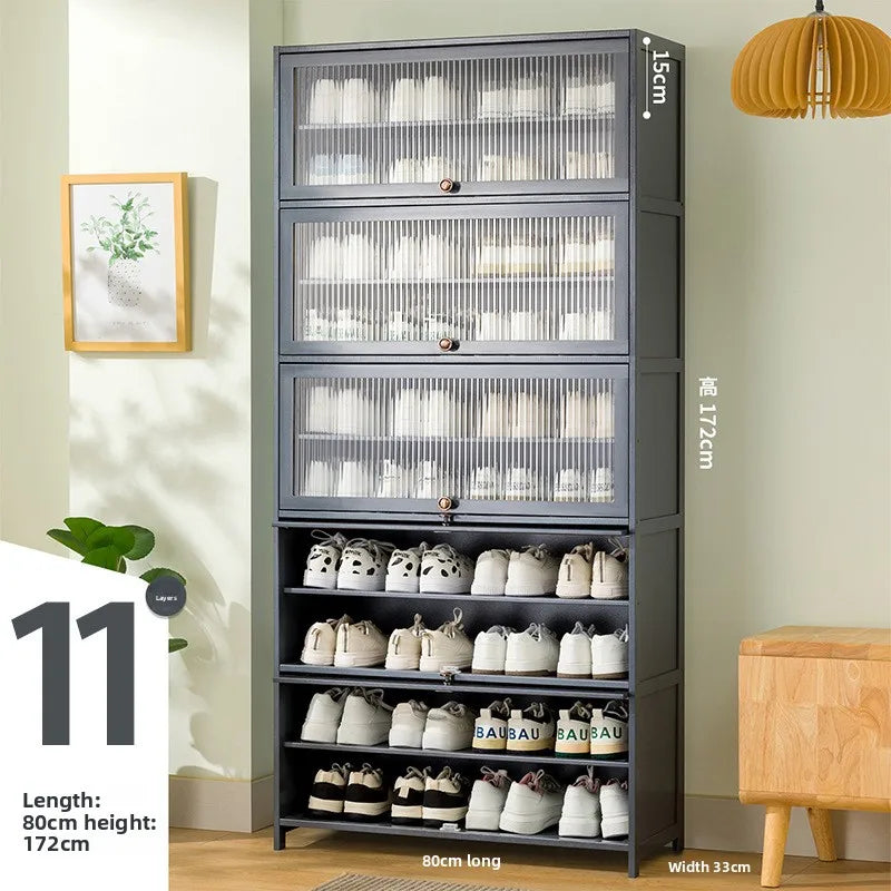 Meuble à chaussure multi niveaux à grande capacité - C