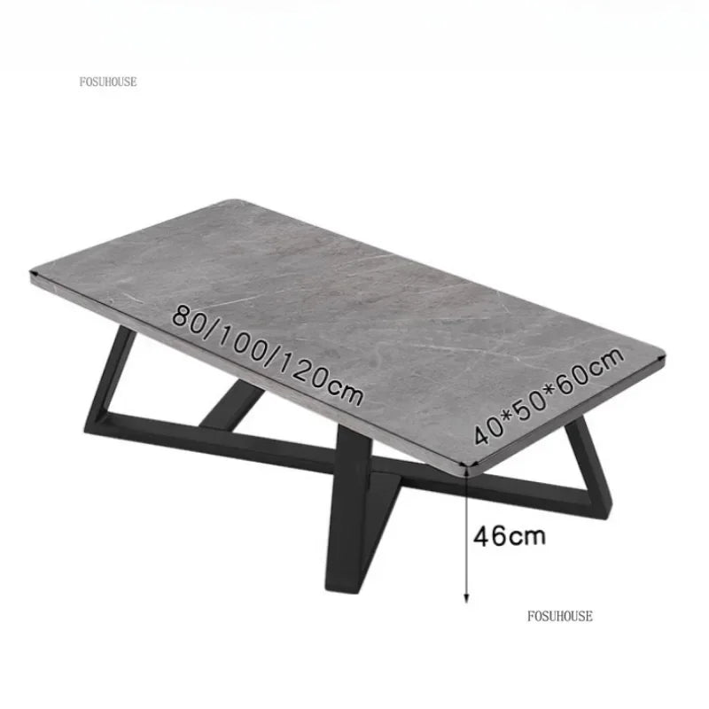 Table basse basse et épurée pour salon -