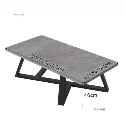 Table basse basse et épurée pour salon -