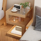 Table de nuit moderne en bois de luxe tendance -