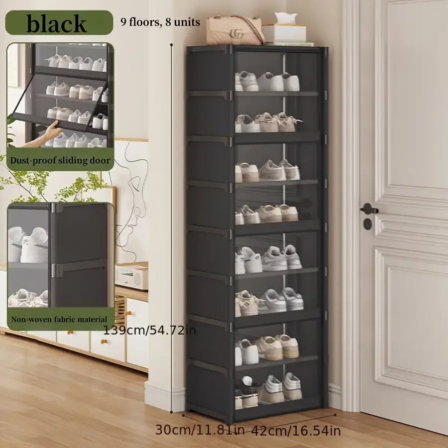 Meuble à chaussure noir tendance - Noir