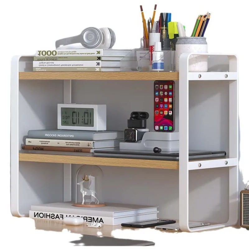 étagère bureau design à 2 niveaux -