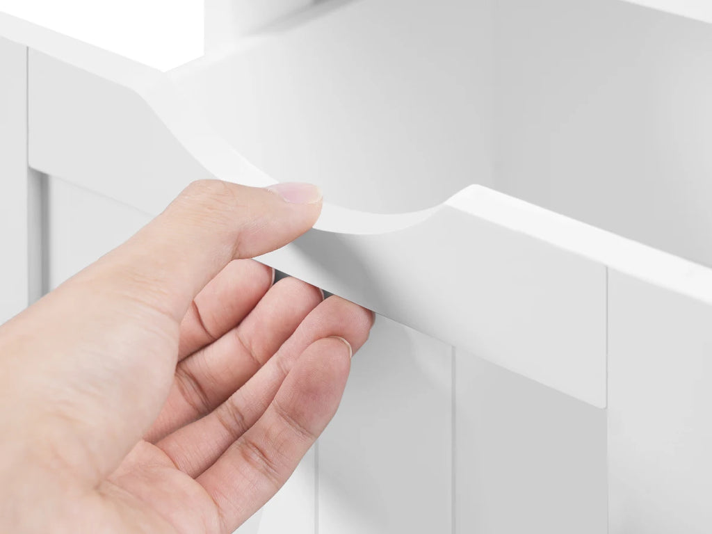 Étagère salle de bain ou salon moderne 32x81x30cm -