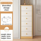 Meuble de rangement moderne antipoussière - Blanc 40x32x93