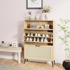 Meuble à chaussure moderne en bois blanc -