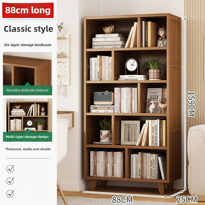 Étagère livre bibliothèque en bois - Simple H
