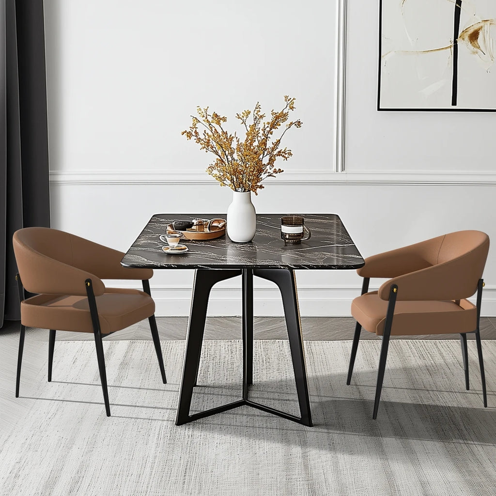Chaise salle à manger tendance de luxe 2 pièces -