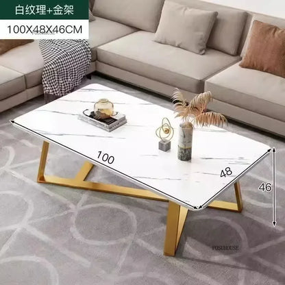 Table basse basse et épurée pour salon - D-100cm