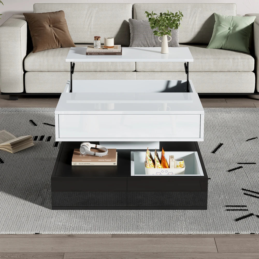 Table basse double plateau -