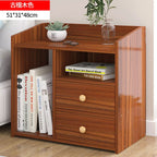 Table de nuit bibliothèque en bois - ED - 51x31x48cm