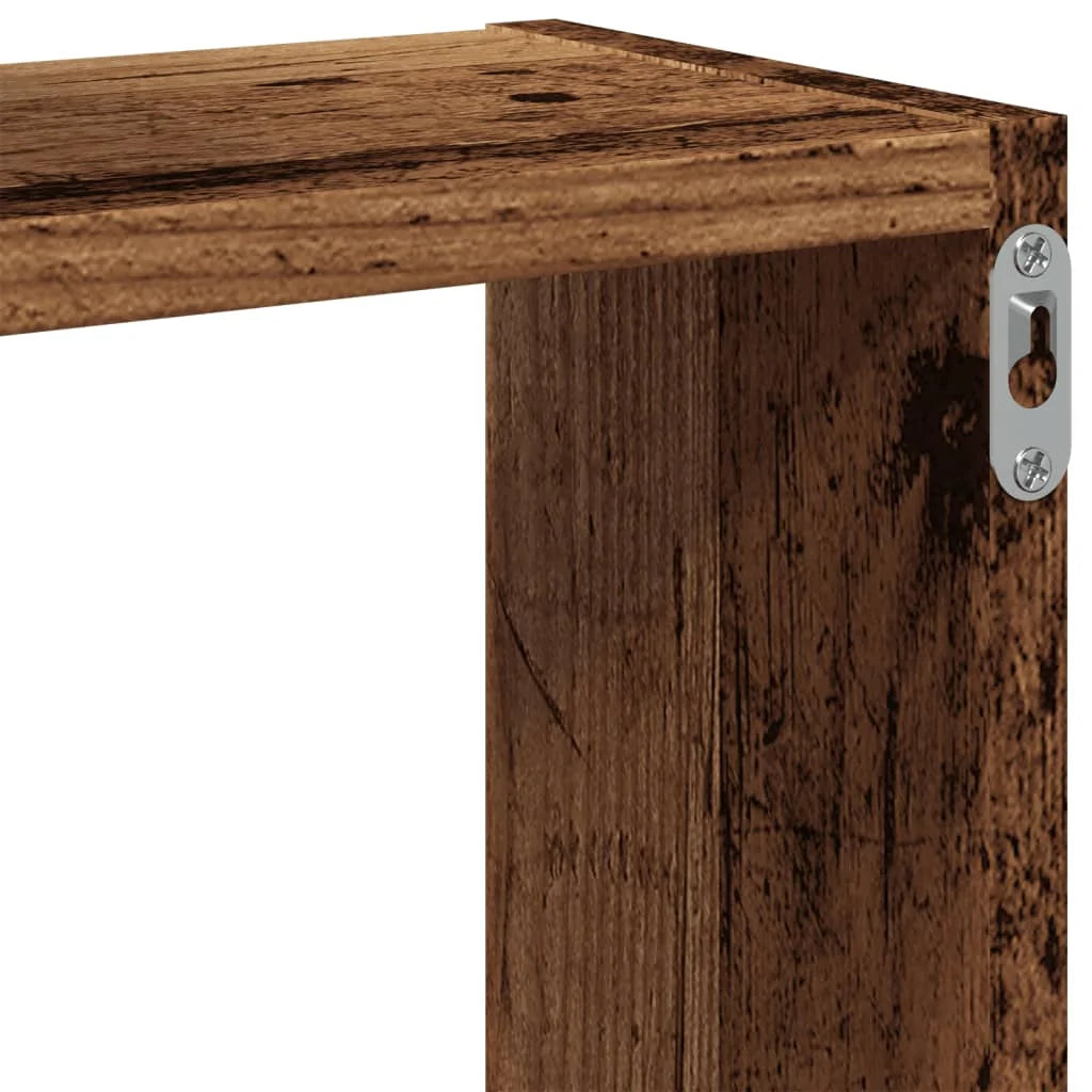 étagère murale cube à 3 niveaux -