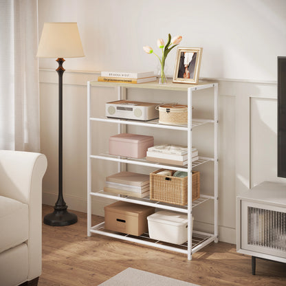 Étagère chaussures métal à étages -