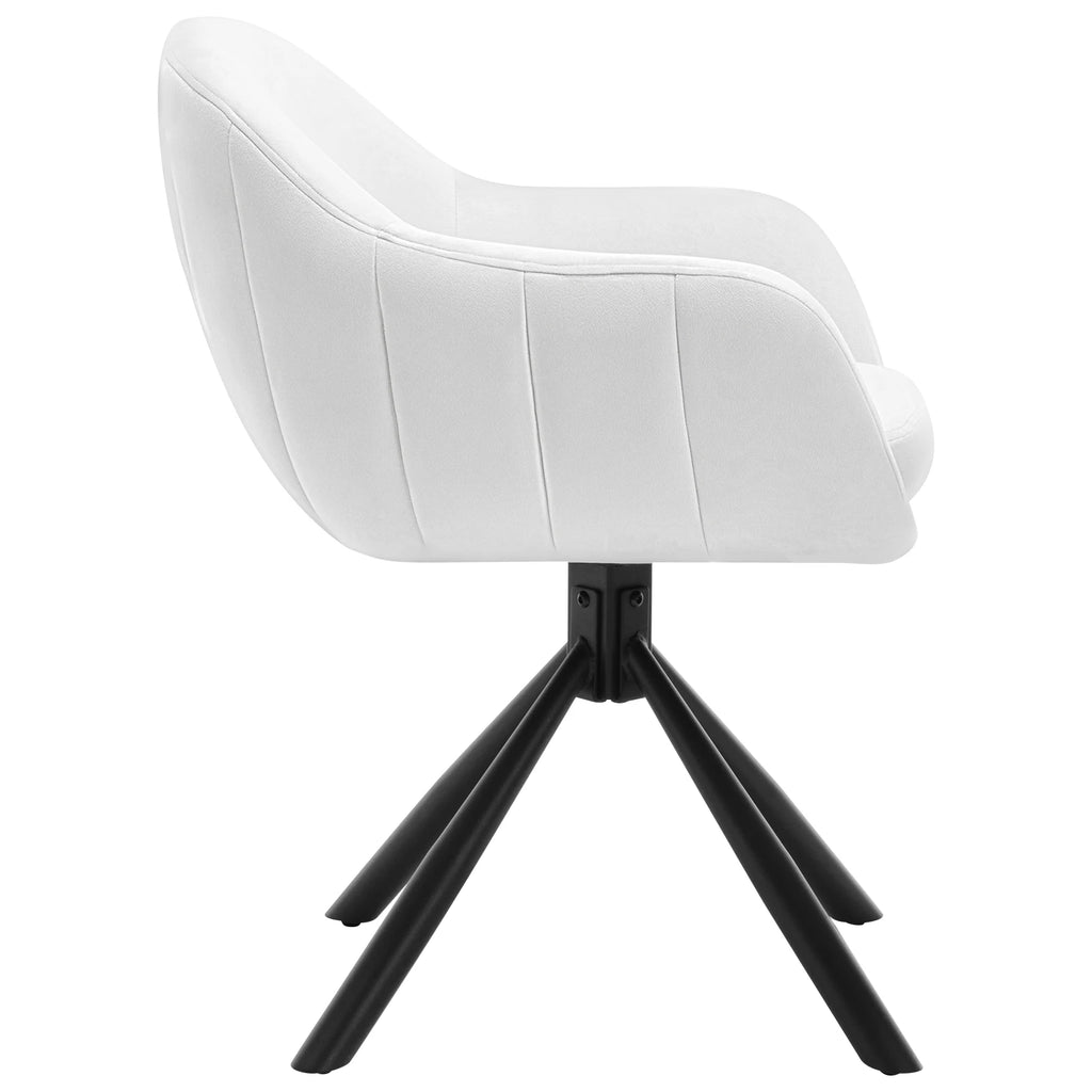 Chaise salle à manger pivotante de luxe premium 2 pièces -