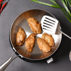 Poêle inox Professionnel de qualité disponible en 22cm 24cm 26cm 28cm -