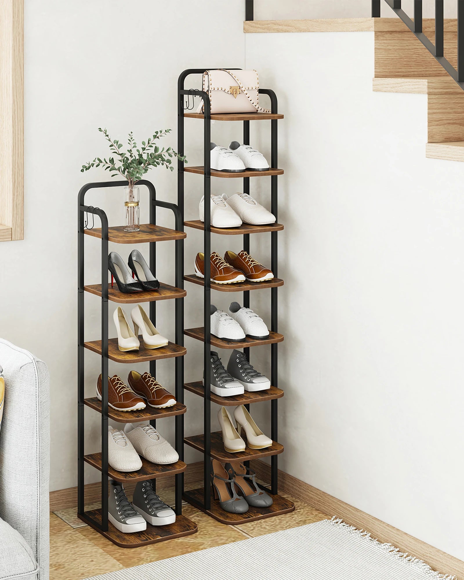 Étagère chaussures verticale tendance -