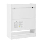 Meuble à chaussure moderne à poignées noires - 75×36×95.5cm -