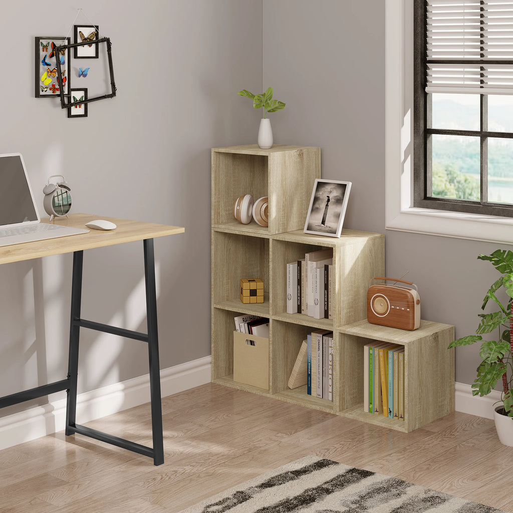 Étagère cube escalier à 3 niveaux -