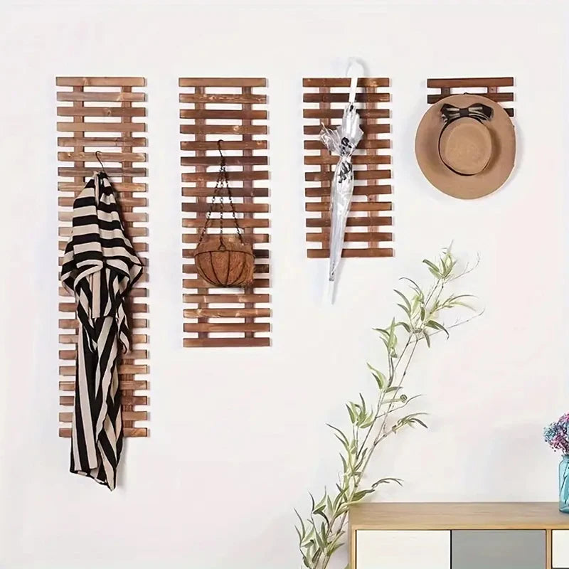 étagère bois plante murale -