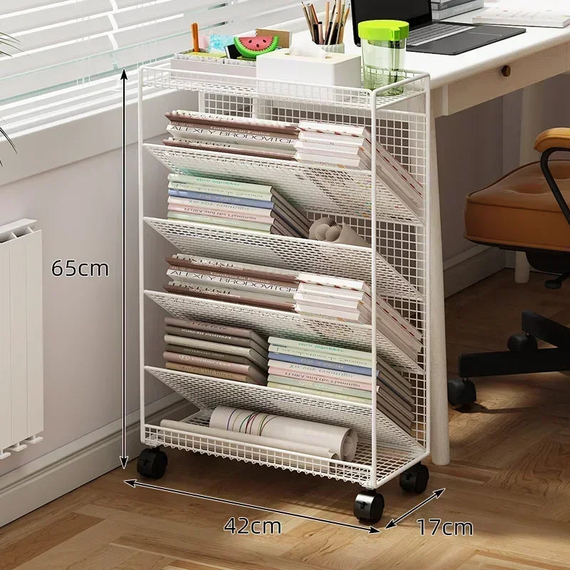 étagère bureau pour bibliothèque - Blanc