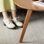 Table basse bois massif ronde de taille moyenne -