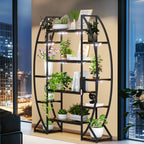Étagère plante design demi lune -