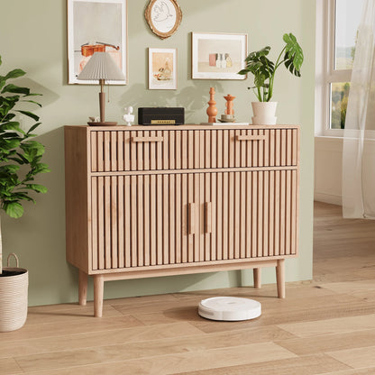 Meuble de rangement style compagne vintage en bois -